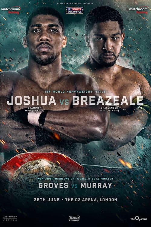 Anthony Joshua vs. Dominic Breazeale poster