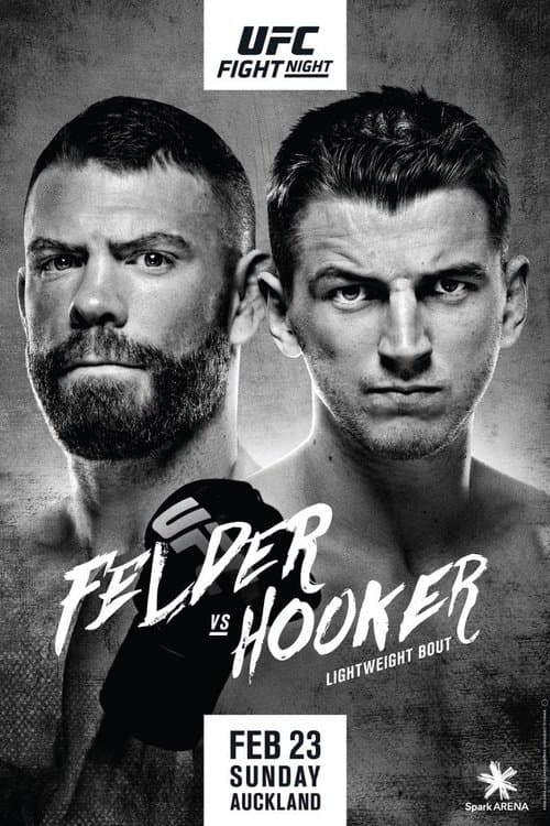 UFC Fight Night 168: Felder vs Hooker poster