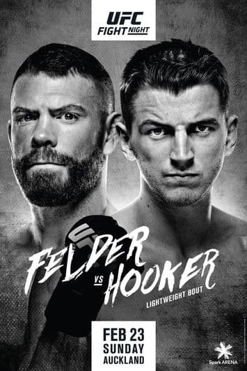 UFC Fight Night 168: Felder vs Hooker poster