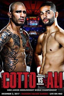 Miguel Cotto vs. Sadam Ali poster
