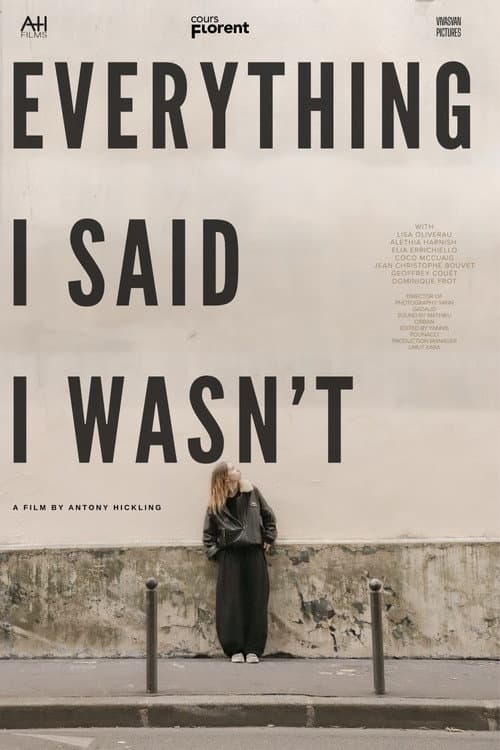 Everything I Said I Wasn't poster