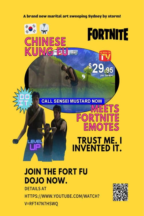 Fortnite Dancing for Self-Defence poster