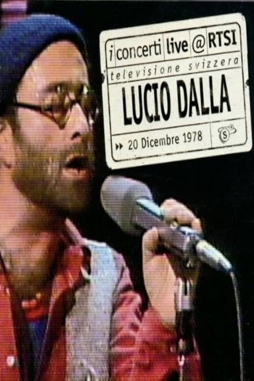 Lucio Dalla - Live @RSI 1978 poster