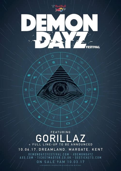 Gorillaz: Demon Dayz Festival poster