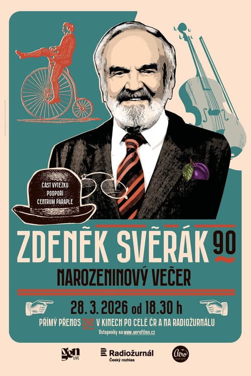 Zdeněk Svěrák 90 poster