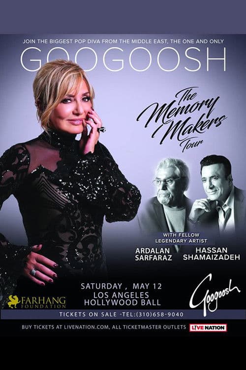 Googoosh Live at Hollywood Bowl poster
