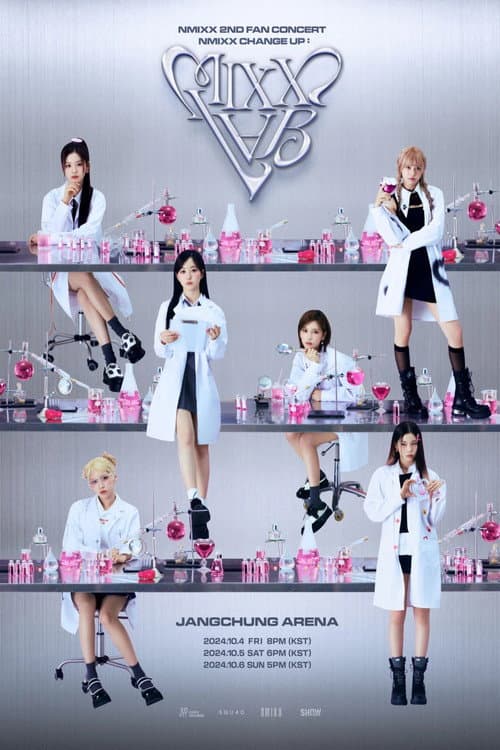 NMIXX 2nd Fan Concert "NMIXX Change Up : MIXX Lab" poster