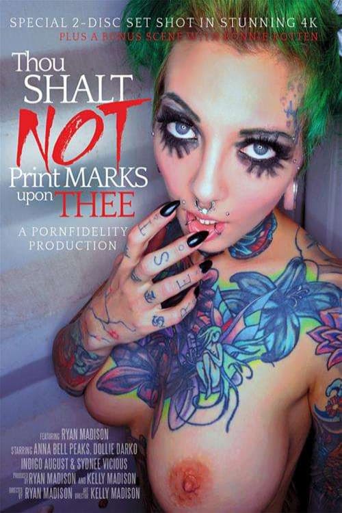 Thou Shalt Not Print Marks Upon Thee poster