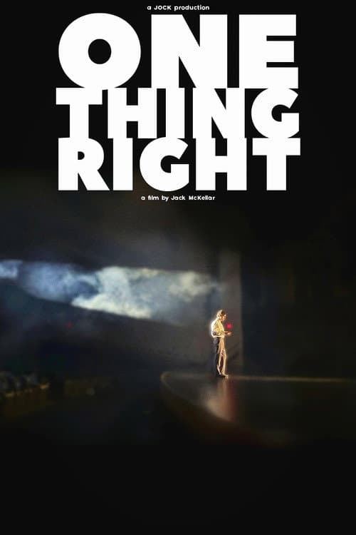 One Thing Right poster