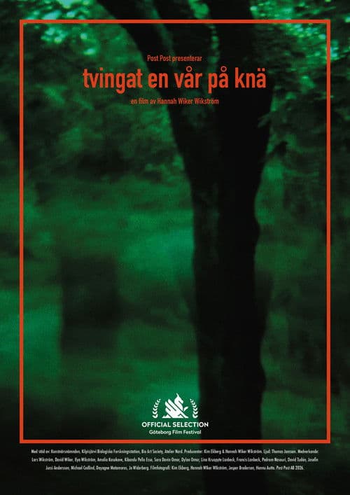 Tvingat en vår på knä poster