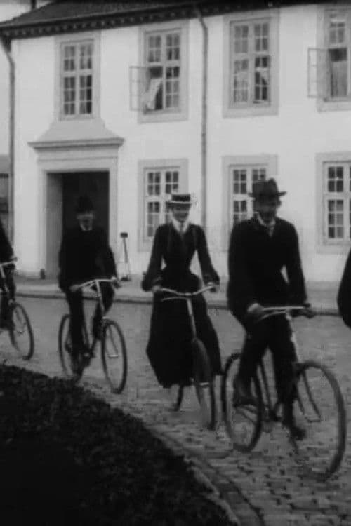 The Royals on Bicycles in Fredensborg Castle poster