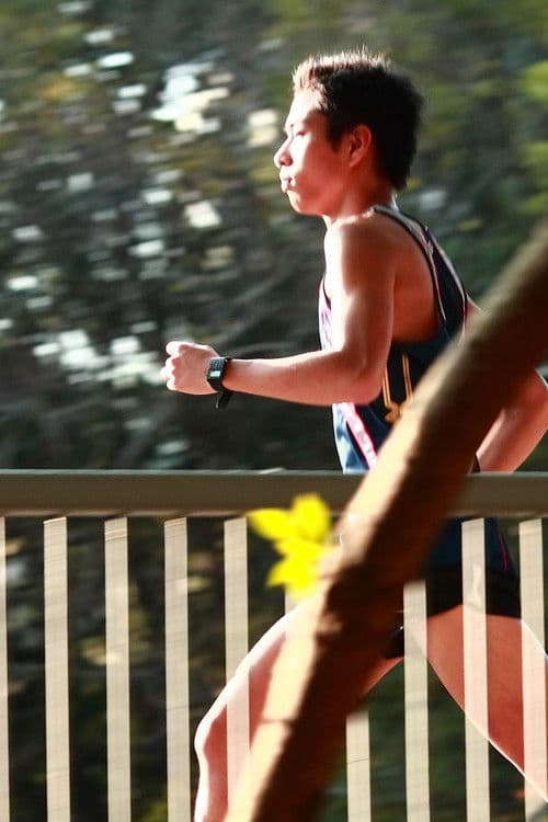 Someone's running poster