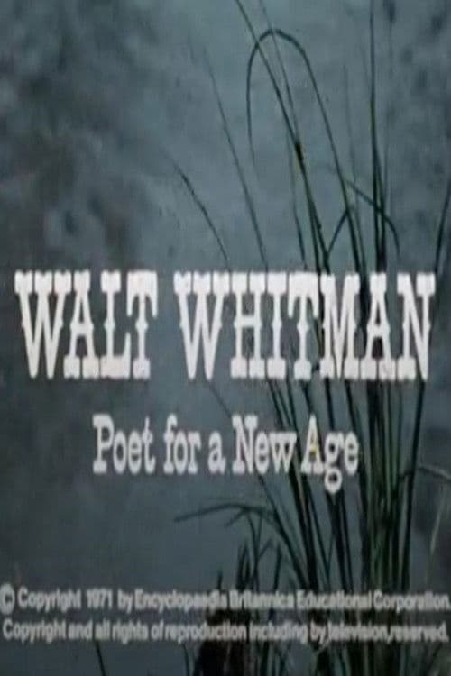 Walt Whitman: Poet for a New Age poster
