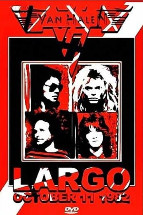 Van Halen: Largo Oct 11, 1982 poster
