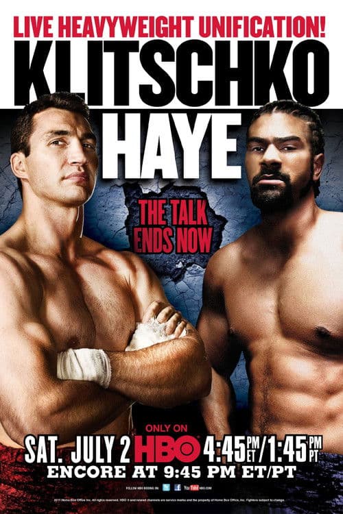Wladimir Klitschko vs. David Haye poster