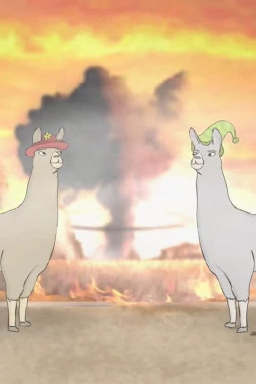 Llamas with Hats 4 poster