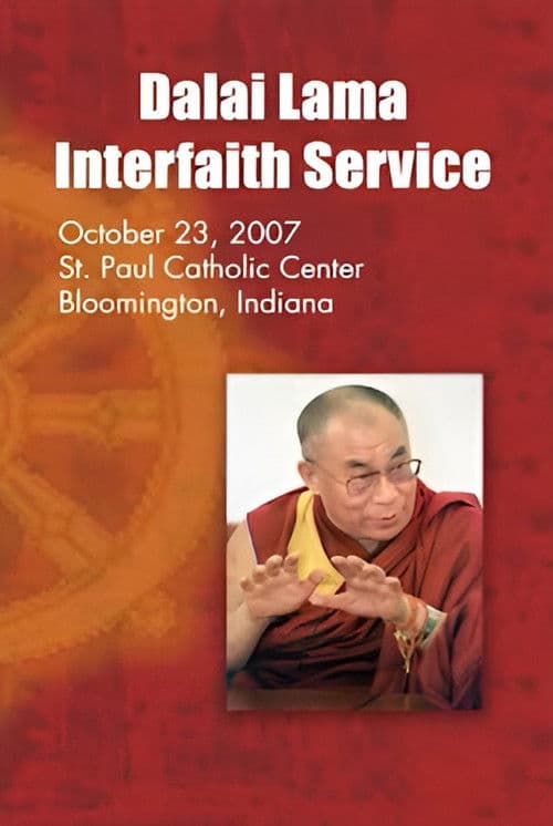 Dalai Lama Interfaith Service poster