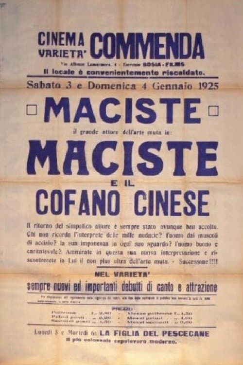 Maciste und die chinesische Truhe poster
