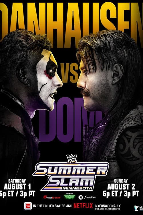 WWE SummerSlam 2026: Sunday poster