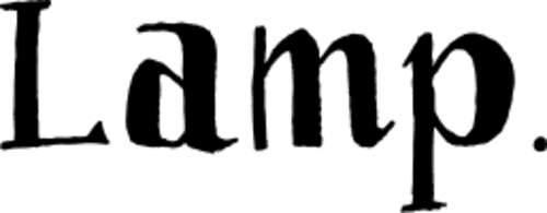 Lamp. K.K.