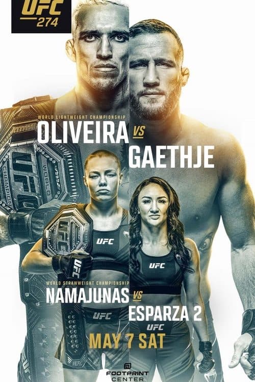 UFC 274: Oliveira vs. Gaethje poster