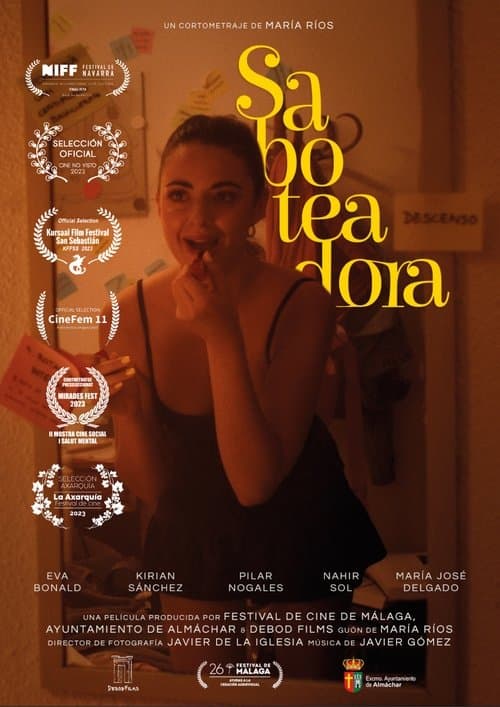 Saboteadora poster