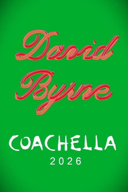 David Byrne at Coachella 2026 poster