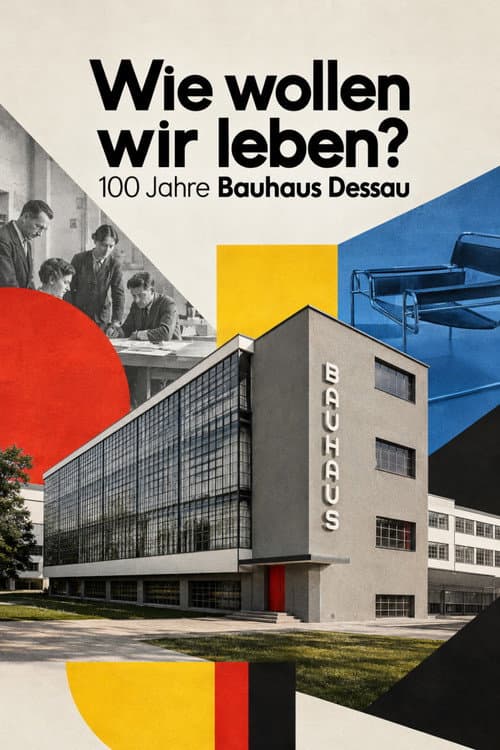 Wie wollen Wir leben? - 100 Jahre Bauhaus Dessau poster