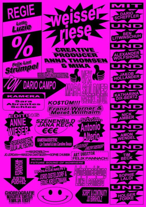 Weisser Riese poster