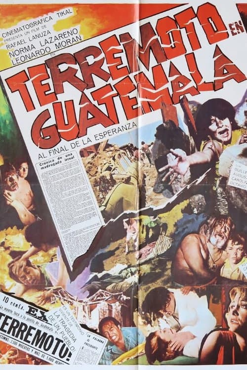 Earthquake in Guatemala poster