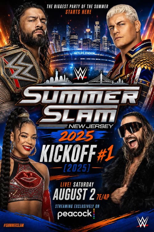 WWE SummerSlam 2025 Kickoff #1 poster