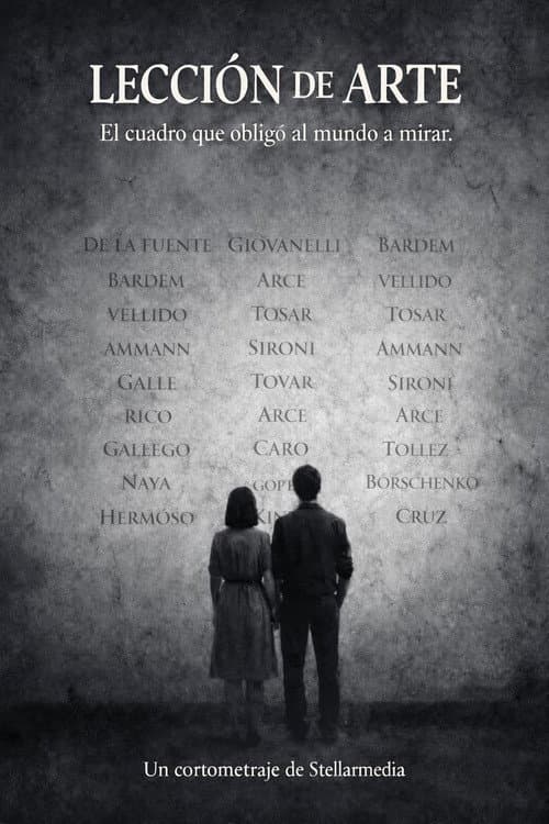 Lección de arte poster