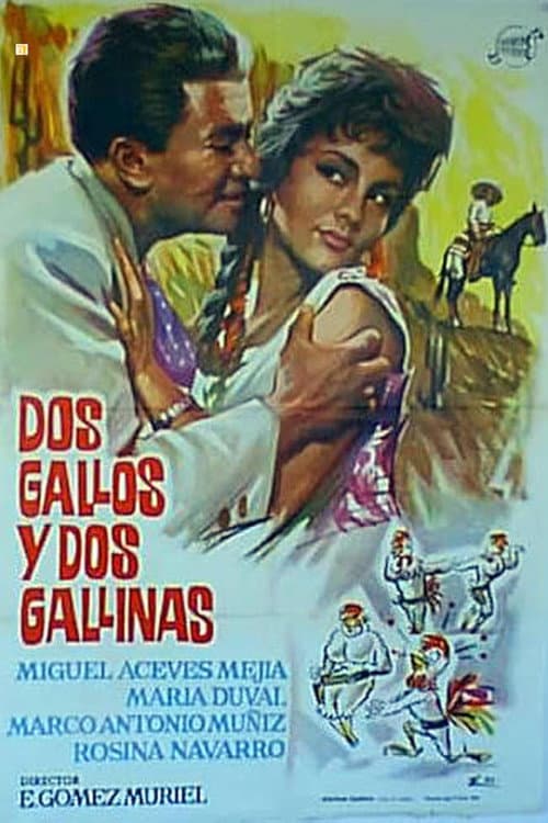 Dos gallos y dos gallinas poster