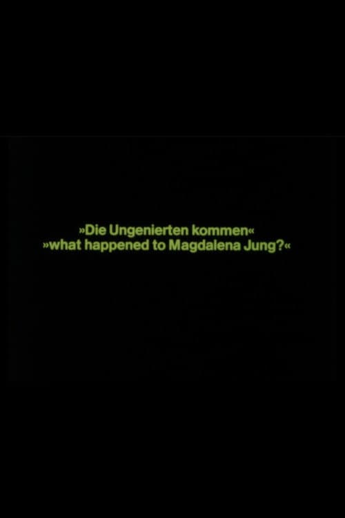 What Happened to Magdalena Jung? poster