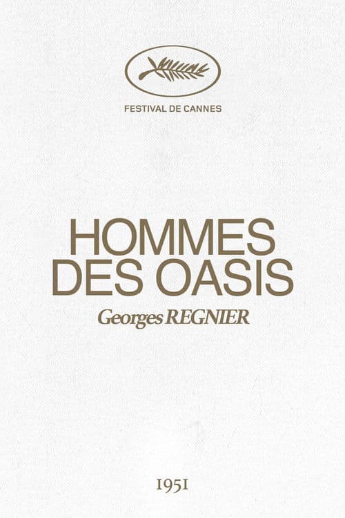 Hommes Des Oasis poster