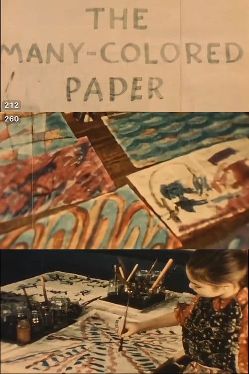 THE MANY COLORED PAPER poster