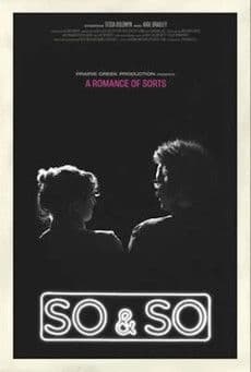 So & So poster