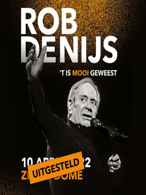 Rob de Nijs - Afscheidsconcert poster