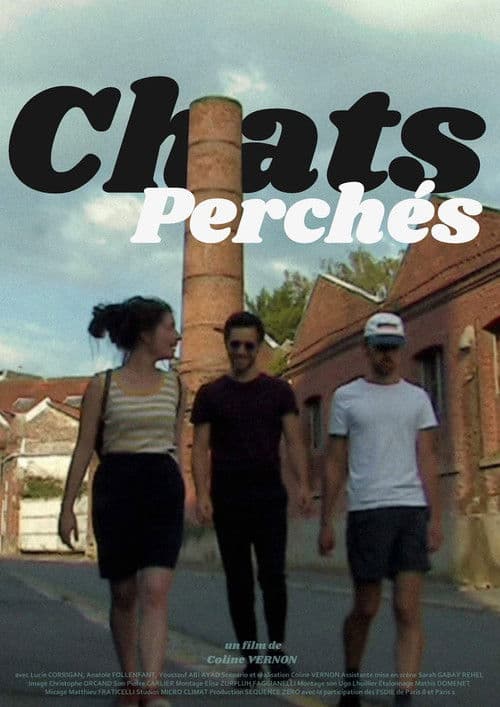 Chats perchés poster