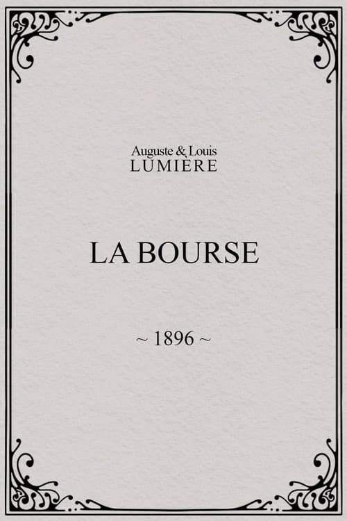 La Bourse poster