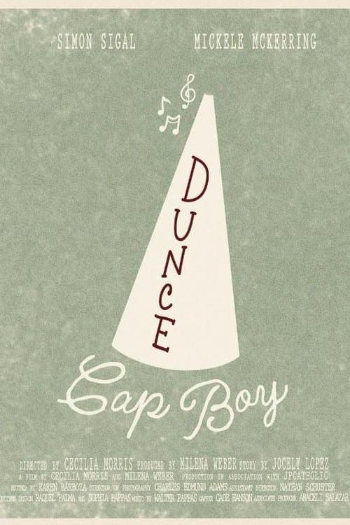 Dunce Cap Boy poster