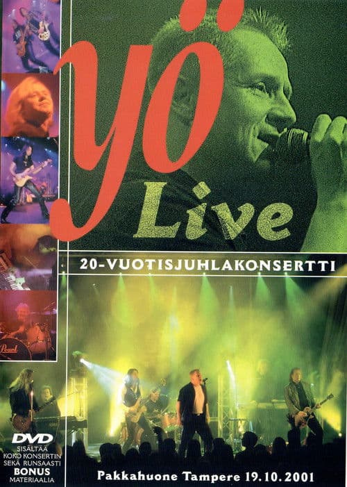 Yö Live – 20-vuotisjuhlakonsertti poster