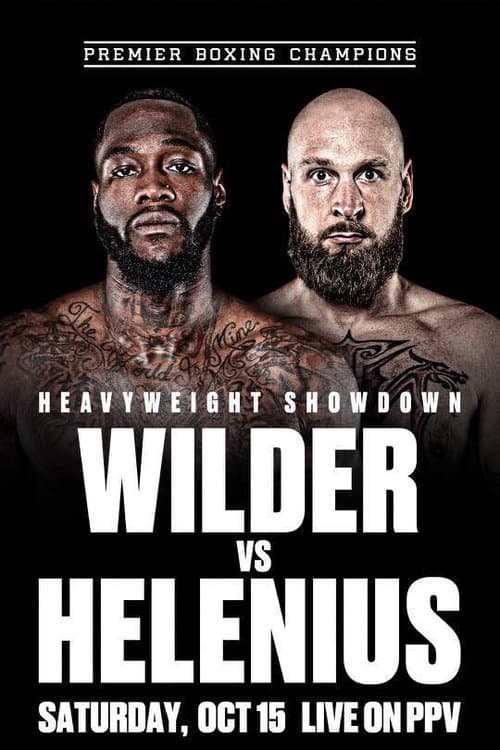 Deontay Wilder vs. Robert Helenius poster
