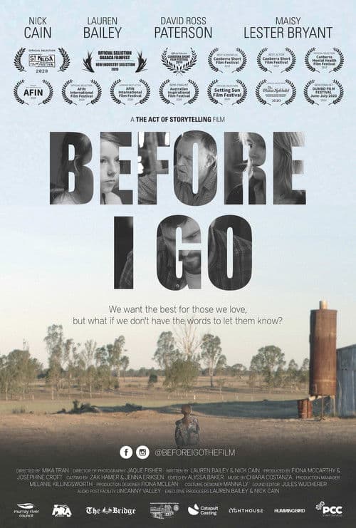 Before I Go poster