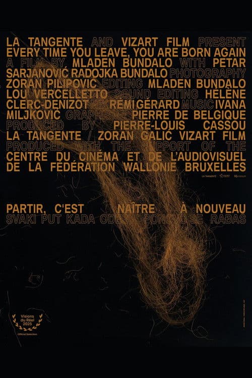 Every Time You Leave, You Are Born Again poster