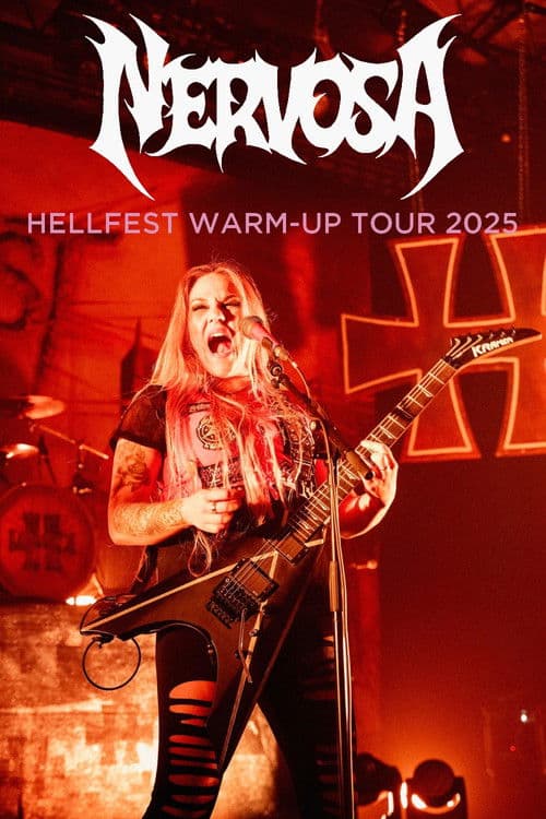 Nervosa - Hellfest Warm-Up Tour 2025 poster