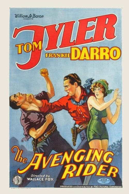The Avenging Rider poster