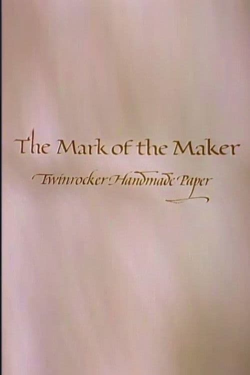 The Mark of the Maker poster
