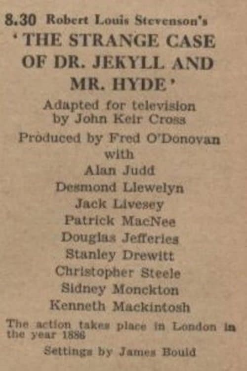 The Strange Case of Dr. Jekyll and Mr. Hyde poster