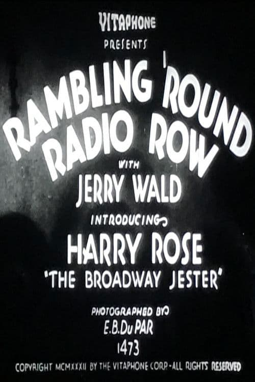 Rambling 'Round Radio Row #6 poster